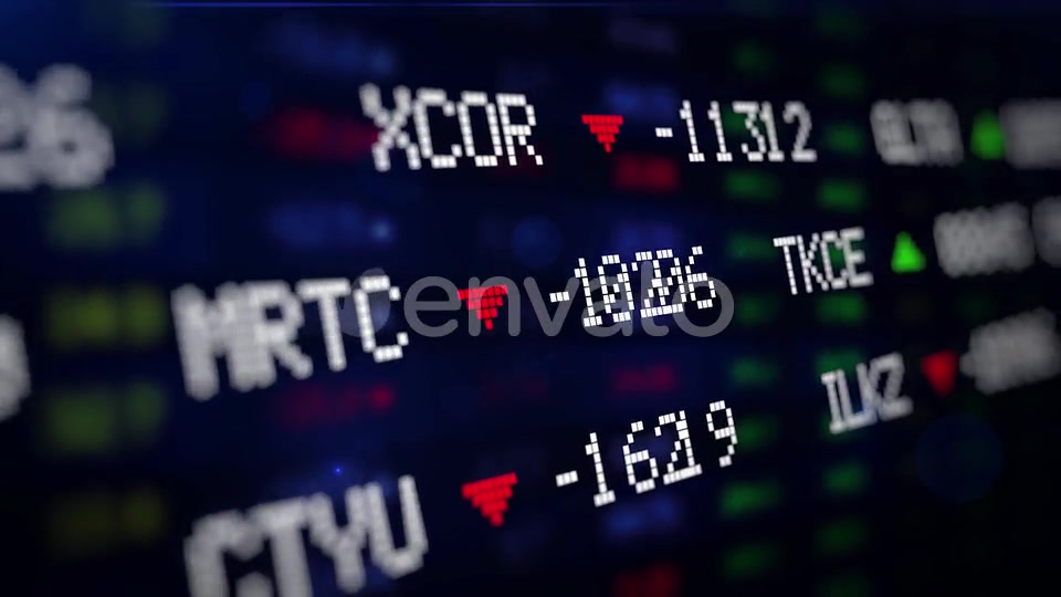 Stock Market Exchange Data Board Videohive 24537316 Motion Graphics Image 4