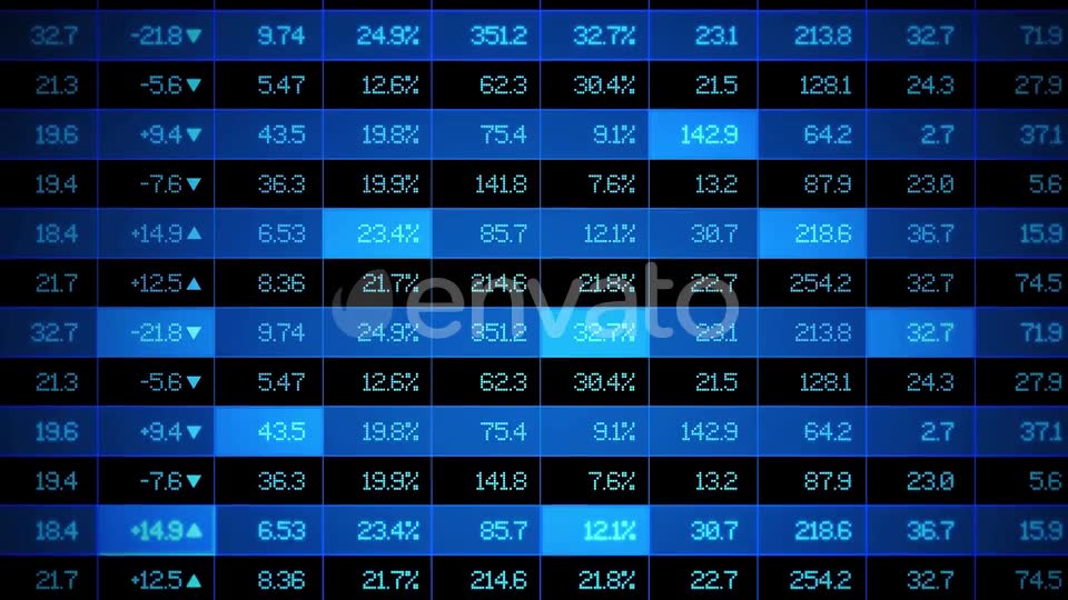 Stock Market Exchange Ticker Board Videohive 23377912 Motion Graphics Image 2