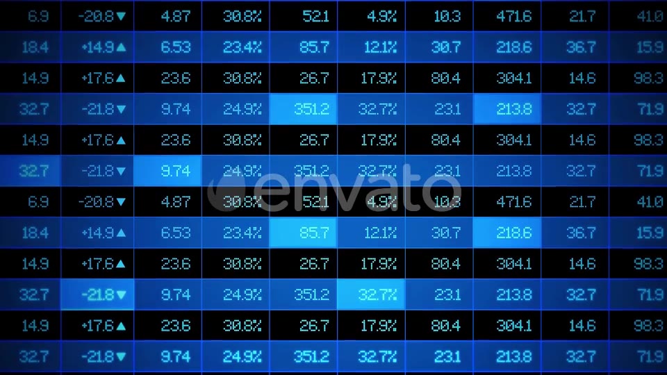 Stock Market Exchange Ticker Board Videohive 23377912 Motion Graphics Image 3