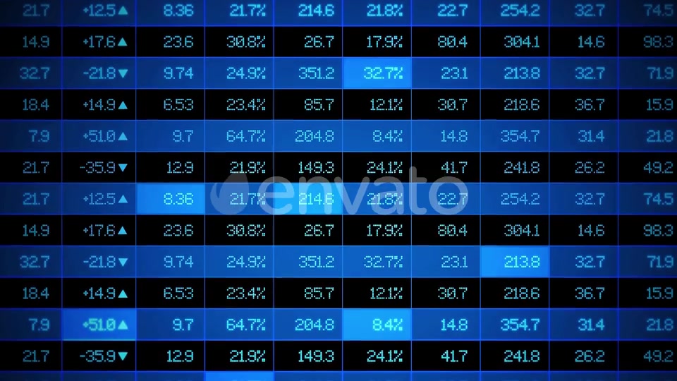 Stock Market Exchange Ticker Board Videohive 23377912 Motion Graphics Image 4