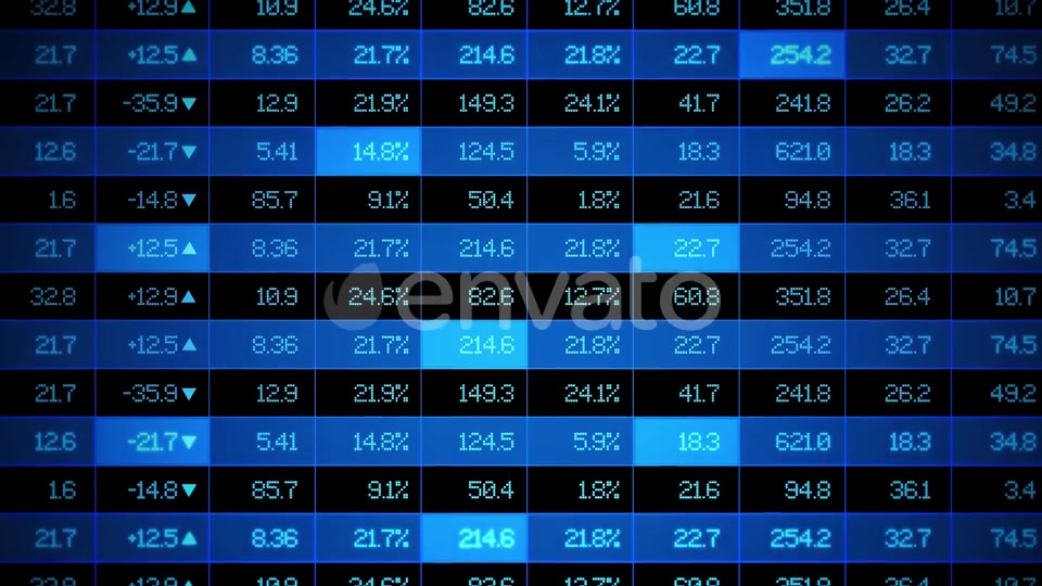 Stock Market Exchange Ticker Board Videohive 23377912 Motion Graphics Image 5