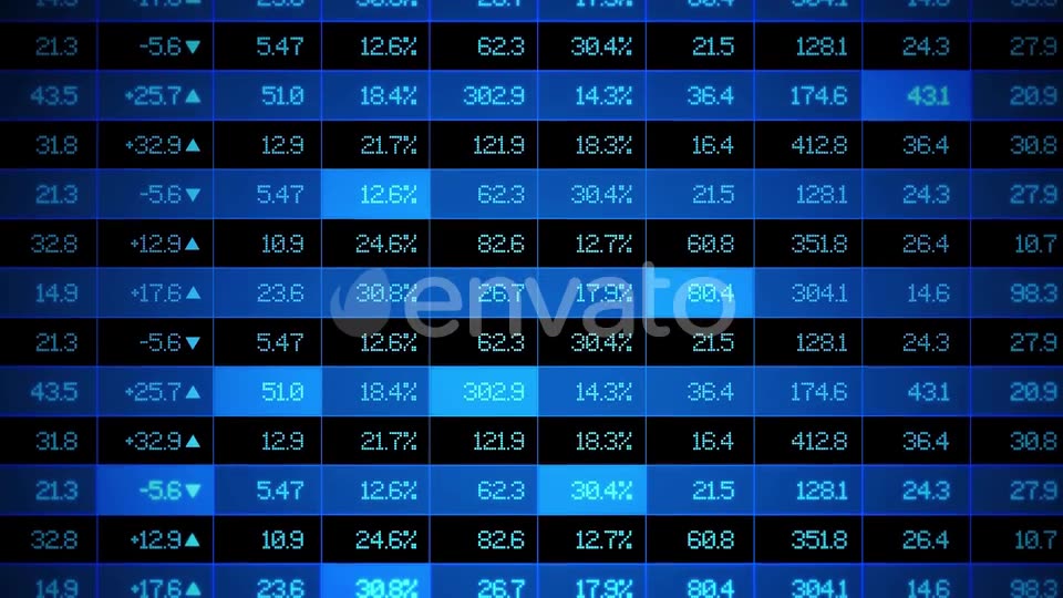 Stock Market Exchange Ticker Board Videohive 23377912 Motion Graphics Image 6