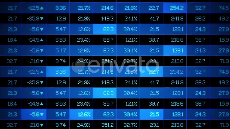 Stock Market Exchange Ticker Board Videohive 23377912 Motion Graphics Image 7