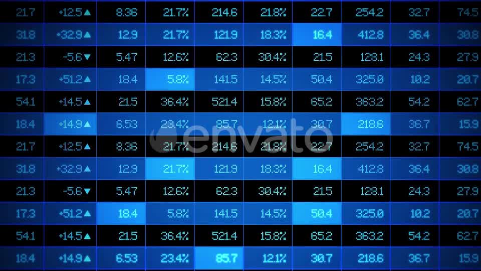 Stock Market Exchange Ticker Board Videohive 23377912 Motion Graphics Image 8