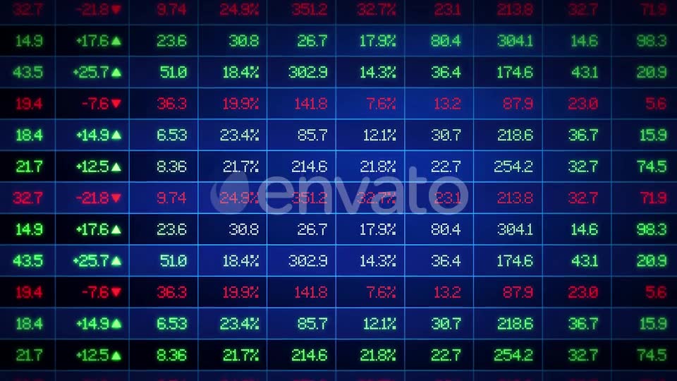 Stock Market Exchange Ticker Board Videohive 22843453 Motion Graphics Image 2