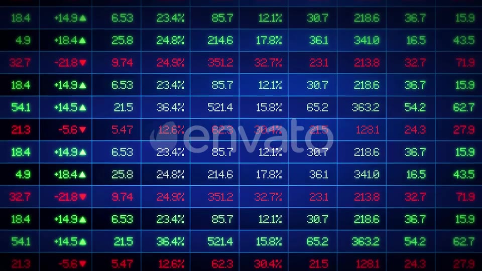 Stock Market Exchange Ticker Board Videohive 22843453 Motion Graphics Image 3