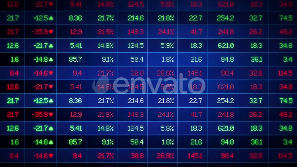 Stock Market Exchange Ticker Board Videohive 22843453 Motion Graphics Image 4