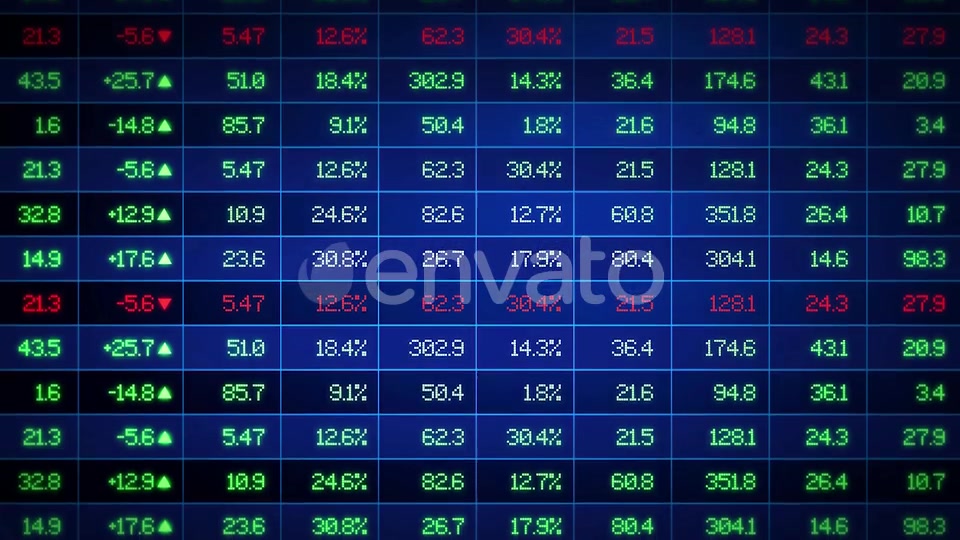 Stock Market Exchange Ticker Board Videohive 22843453 Motion Graphics Image 5