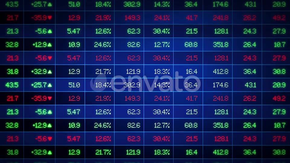 Stock Market Exchange Ticker Board Videohive 22843453 Motion Graphics Image 6