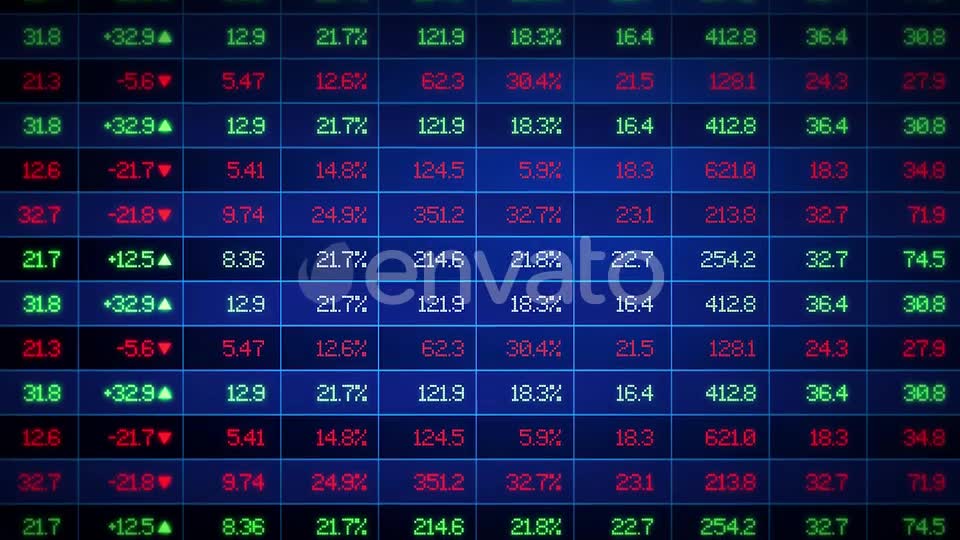 Stock Market Exchange Ticker Board Videohive 22843453 Motion Graphics Image 7