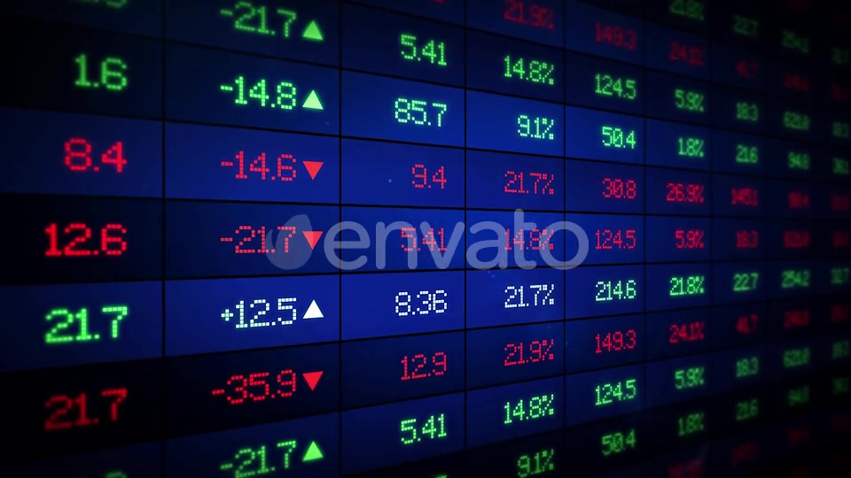 Stock Market Ticker Board Videohive 23102578 Motion Graphics Image 4