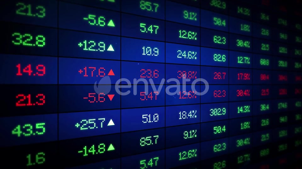 Stock Market Ticker Board Videohive 23102578 Motion Graphics Image 5