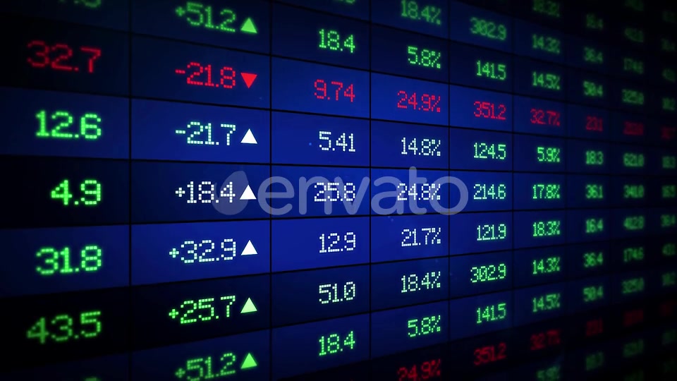 Stock Market Ticker Board Videohive 23102578 Motion Graphics Image 8