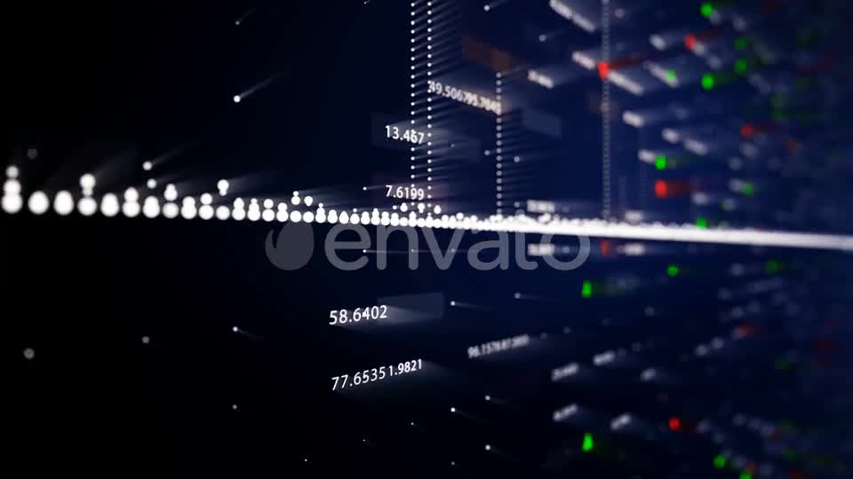 Stock Market Wall Flowing Videohive 22982494 Motion Graphics Image 1