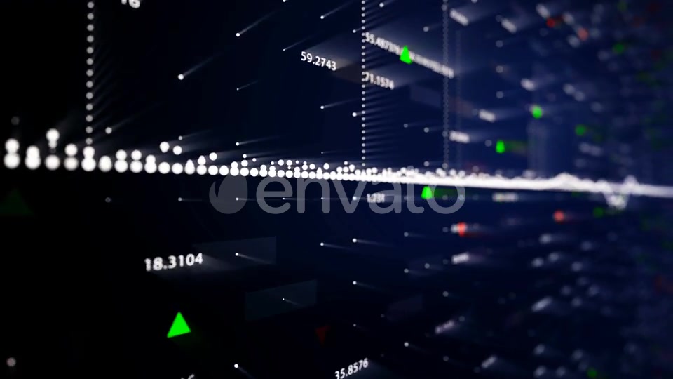 Stock Market Wall Flowing Videohive 22982494 Motion Graphics Image 5