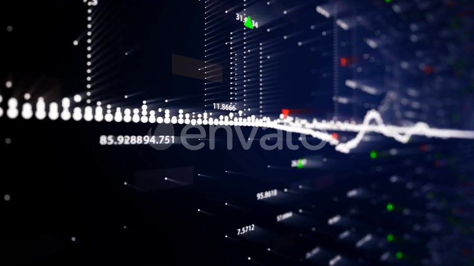 Stock Market Wall Flowing Videohive 22982494 Motion Graphics Image 6