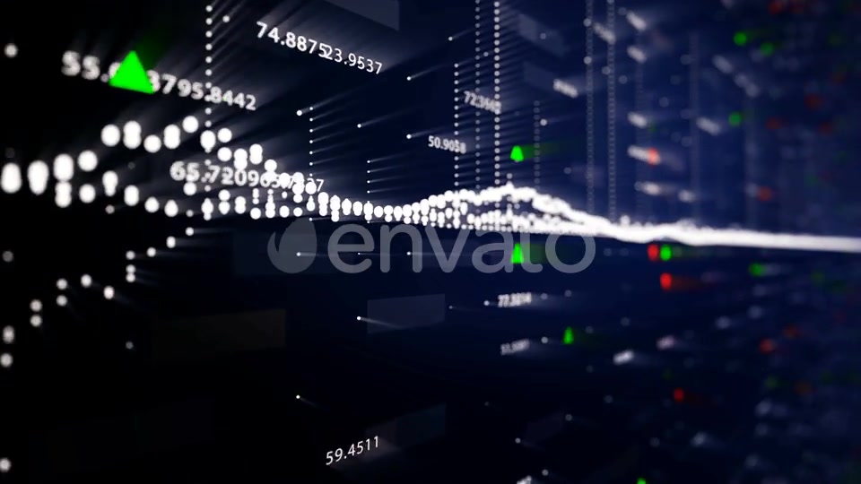 Stock Market Wall Flowing Videohive 22982494 Motion Graphics Image 8