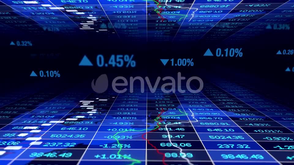 Stock Trading Rating Investment Growth Data Numbers Videohive 23014232 Motion Graphics Image 1