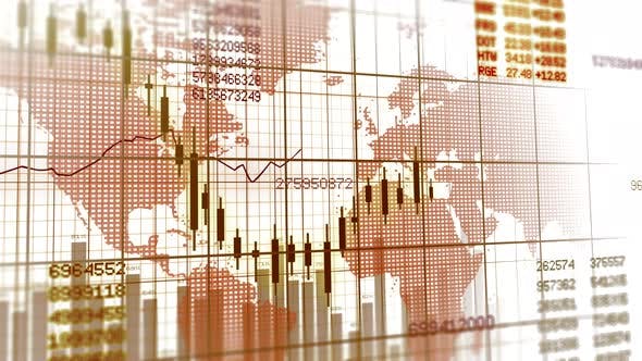 Stocks Exchange Rate Trading Market Data Infographic Background - Videohive 21130637 Download