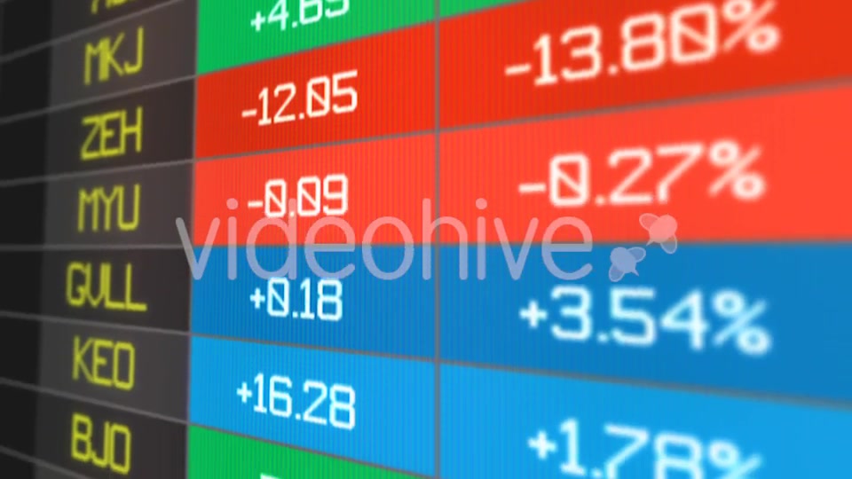 Stocks Price Table 2 Shots pack Videohive 20502690 Motion Graphics Image 11