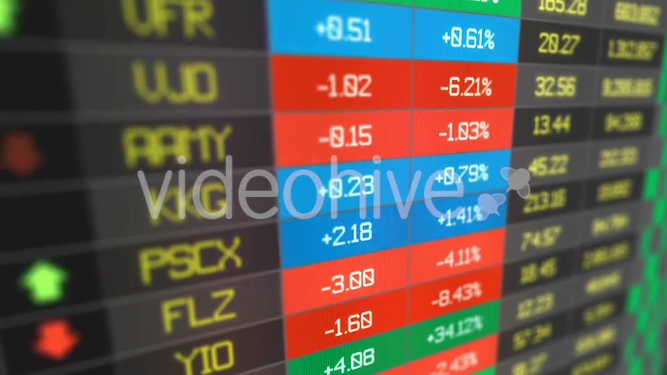 Stocks Price Table 2 Shots pack Videohive 20502690 Motion Graphics Image 4