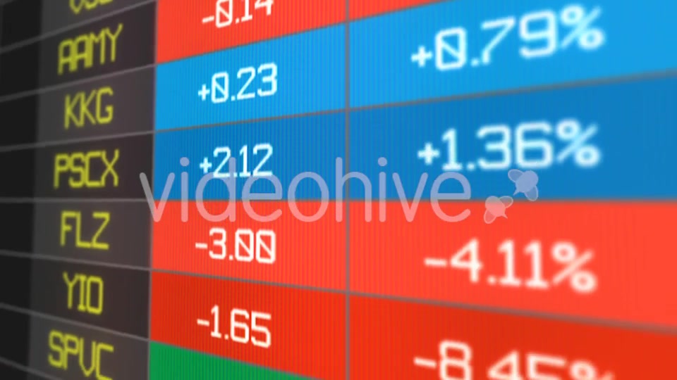 Stocks Price Table 2 Shots pack Videohive 20502690 Motion Graphics Image 6