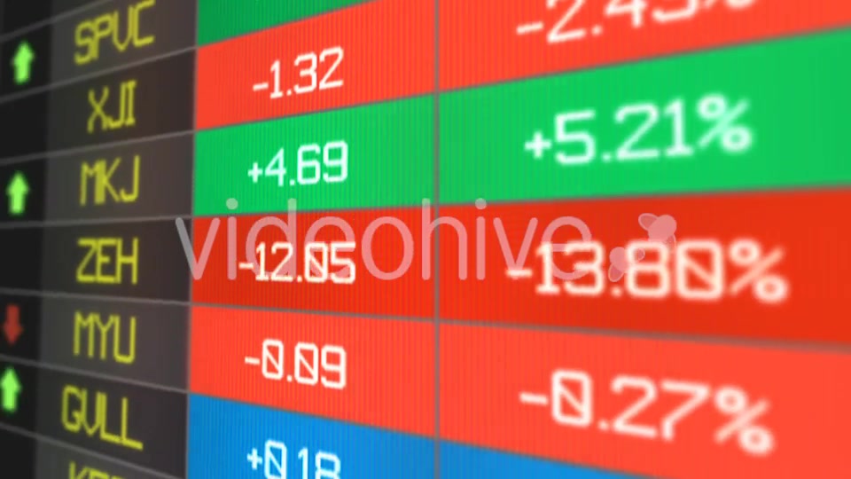 Stocks Price Table 2 Shots pack Videohive 20502690 Motion Graphics Image 7