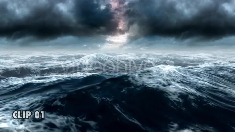 Stormy Sea Pack (Pack of 2) Videohive 7700771 Motion Graphics Image 1