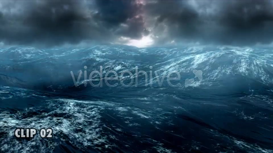 Stormy Sea Pack (Pack of 2) Videohive 7700771 Motion Graphics Image 9