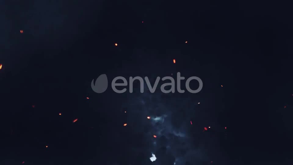 Stormy Sky with Flying Sparks Videohive 22784119 Motion Graphics Image 1