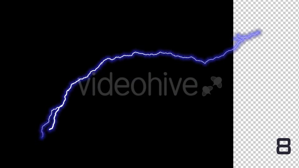 Strike Lightnings Pack of 8 Videohive 21418439 Motion Graphics Image 12
