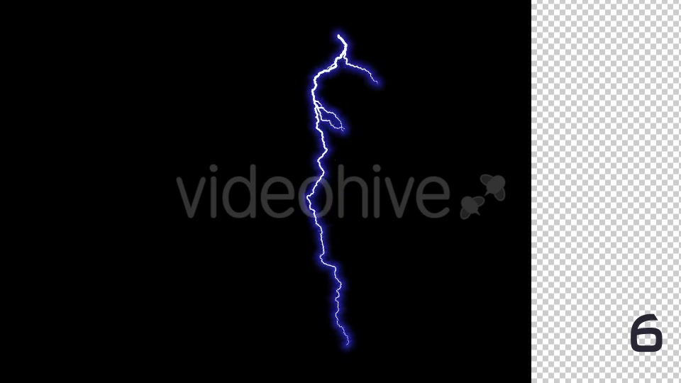Strike Lightnings Pack of 8 Videohive 21418439 Motion Graphics Image 9