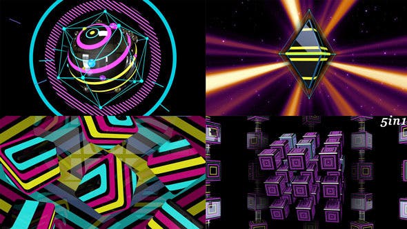 Striped VJing - 8016982 Videohive Download