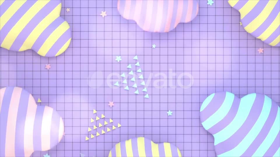 Stylish Geometric Shapes and Grid Videohive 22998377 Motion Graphics Image 1