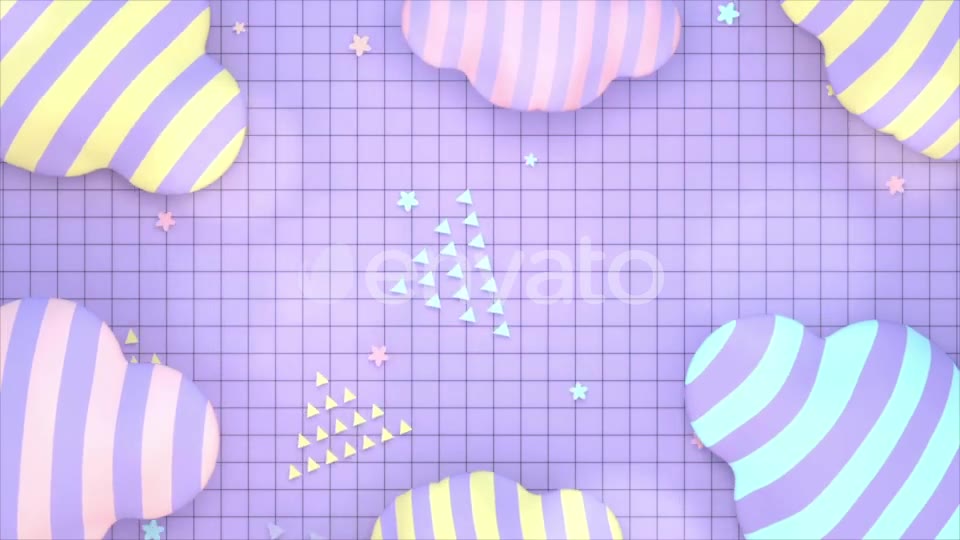 Stylish Geometric Shapes and Grid Videohive 22998377 Motion Graphics Image 2