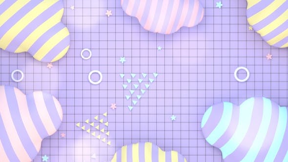 Stylish Geometric Shapes and Grid - 22998377 Videohive Download