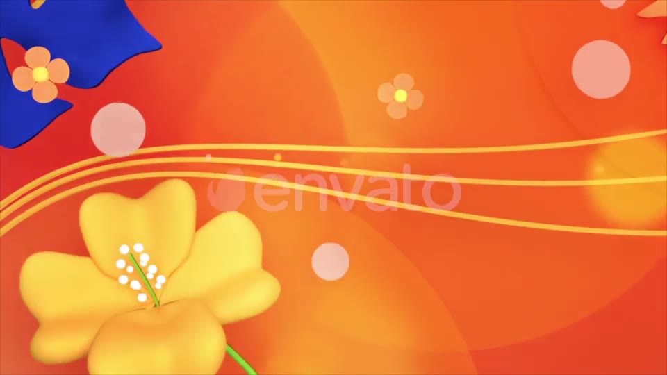 Stylish Orange and Blue Plants Videohive 22058444 Motion Graphics Image 2
