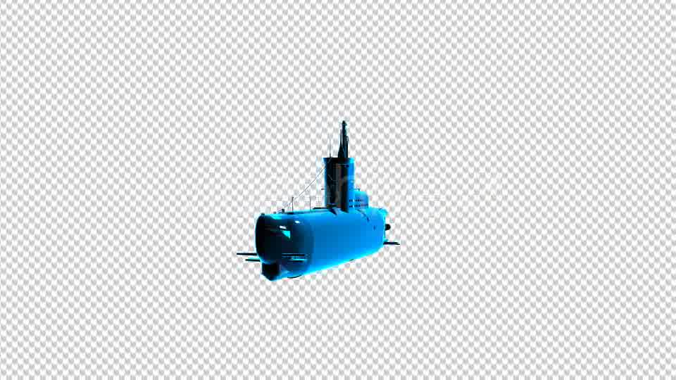 Submarine Uboot 3D Outline Videohive 17243412 Motion Graphics Image 10