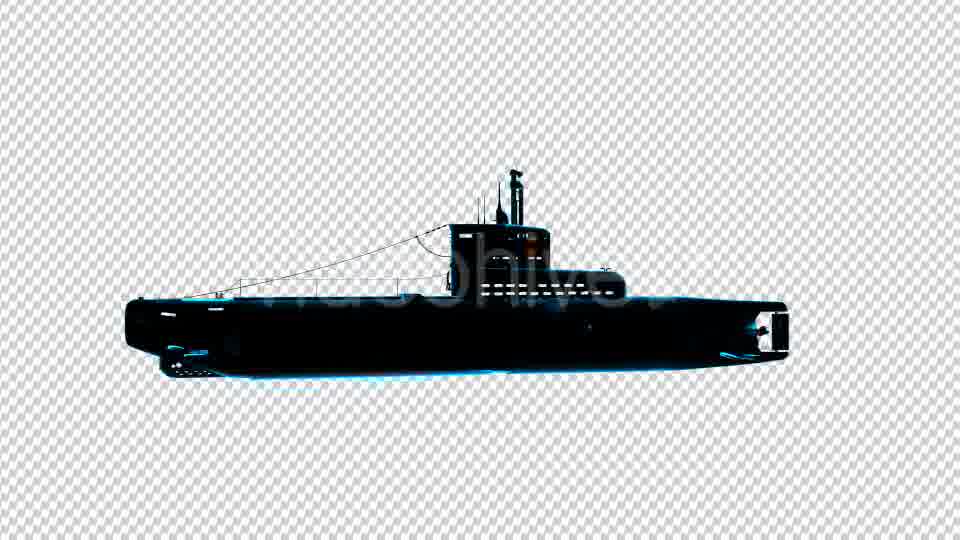 Submarine Uboot 3D Outline Videohive 17243412 Motion Graphics Image 12