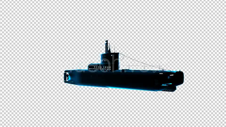 Submarine Uboot 3D Outline Videohive 17243412 Motion Graphics Image 8
