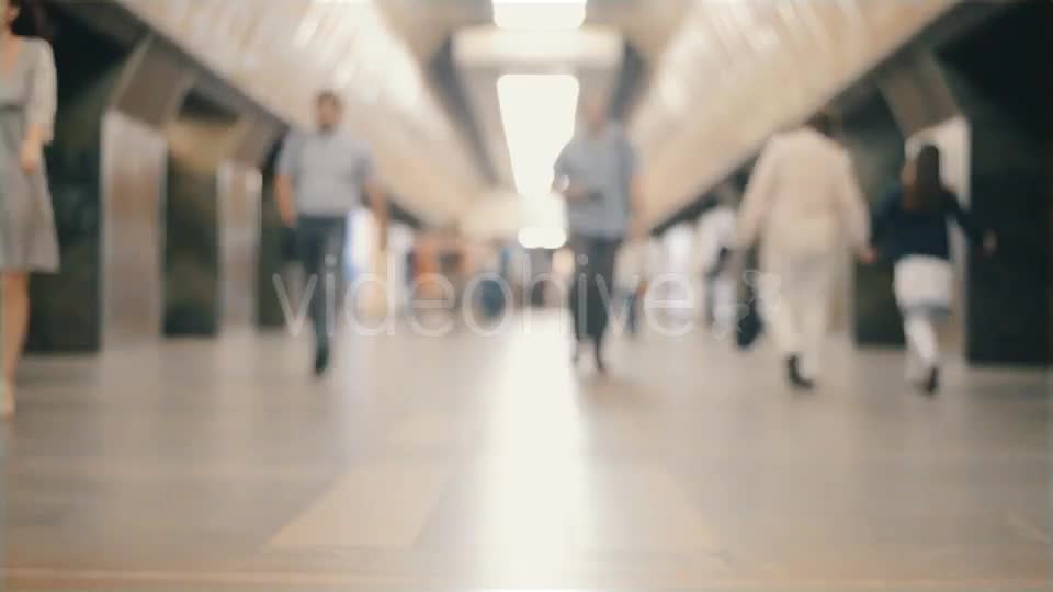 Subway Station Crowd  Videohive 11547329 Stock Footage Image 1