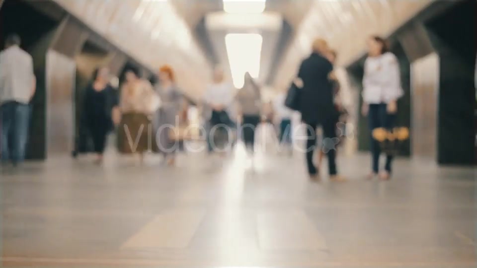Subway Station Crowd  Videohive 11547329 Stock Footage Image 3