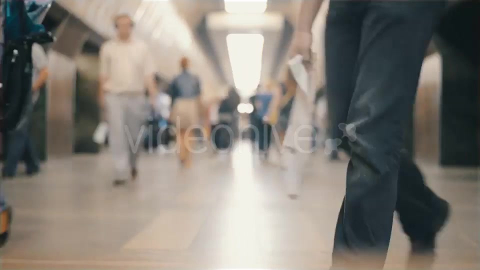Subway Station Crowd  Videohive 11547329 Stock Footage Image 4
