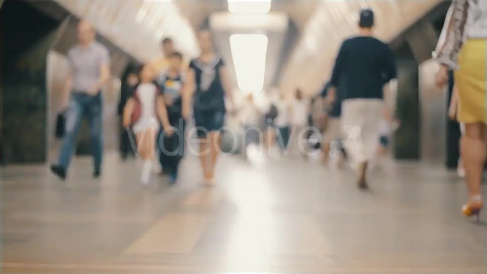 Subway Station Crowd  Videohive 11547329 Stock Footage Image 9