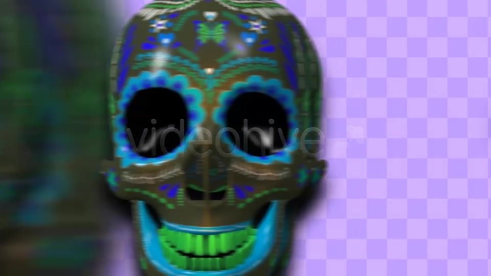 Sugar Candy Skulls 12 Clips + 6 Transitions Videohive 13028604 Motion Graphics Image 12