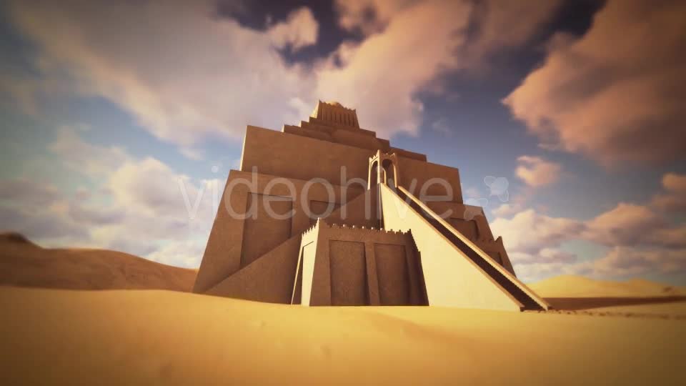Sumerian Pyramid Ziggurat Videohive 17884202 Motion Graphics Image 1