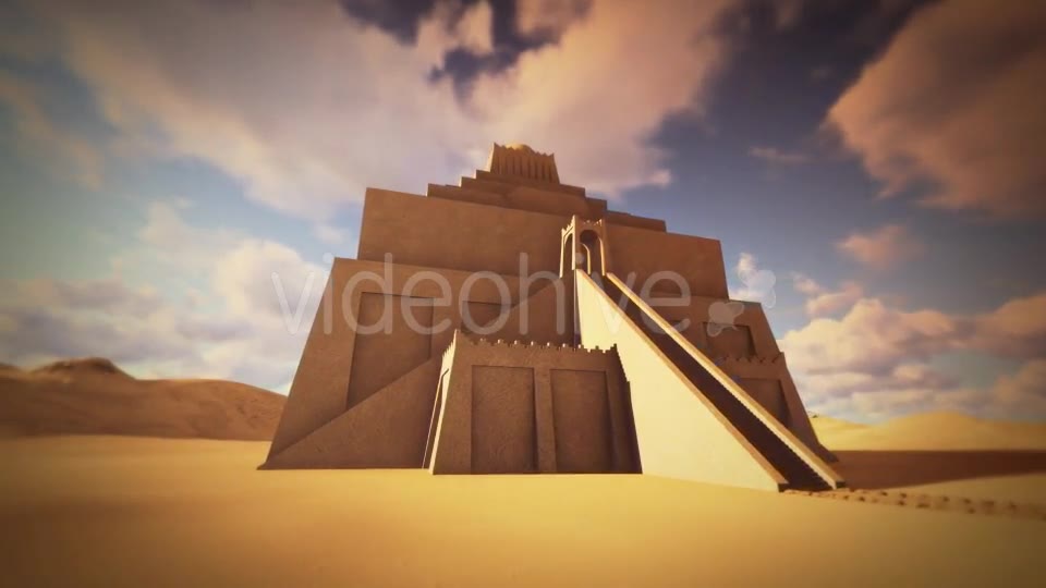 Sumerian Pyramid Ziggurat Videohive 17884202 Motion Graphics Image 2