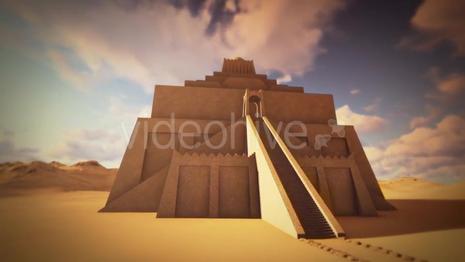 Sumerian Pyramid Ziggurat Videohive 17884202 Motion Graphics Image 3