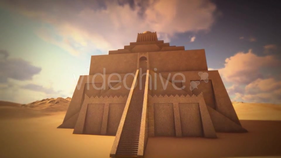 Sumerian Pyramid Ziggurat Videohive 17884202 Motion Graphics Image 4