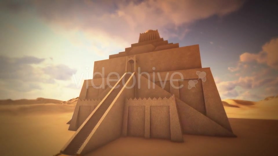 Sumerian Pyramid Ziggurat Videohive 17884202 Motion Graphics Image 5